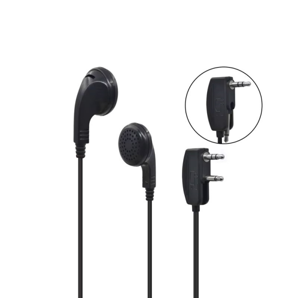 Cheap Airplane Aviation Accessories Dual Foldable Headphone Double 2 Pin Disposable in-ear headphones Airline earphones-3