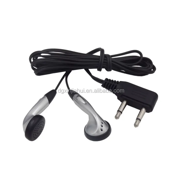 Cheap Airplane Aviation Accessories Dual Foldable Headphone Double 2 Pin Disposable in-ear headphones Airline earphones-4